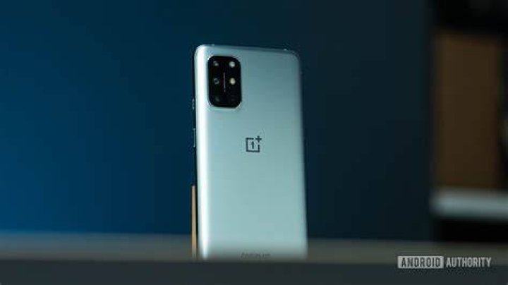 OnePlus 8T rear angled hero shot OnePlus 8T rear angled hero shot