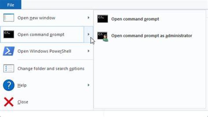 Open Command Prompt tab
