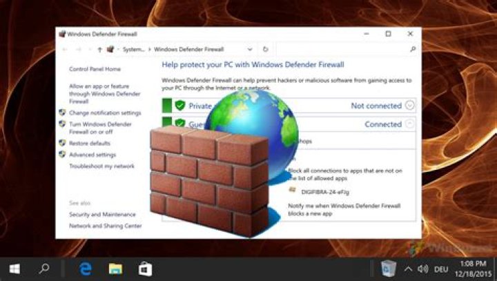 open firewall ports windows 10