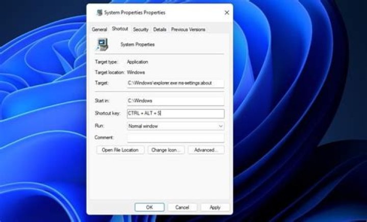 Open properties