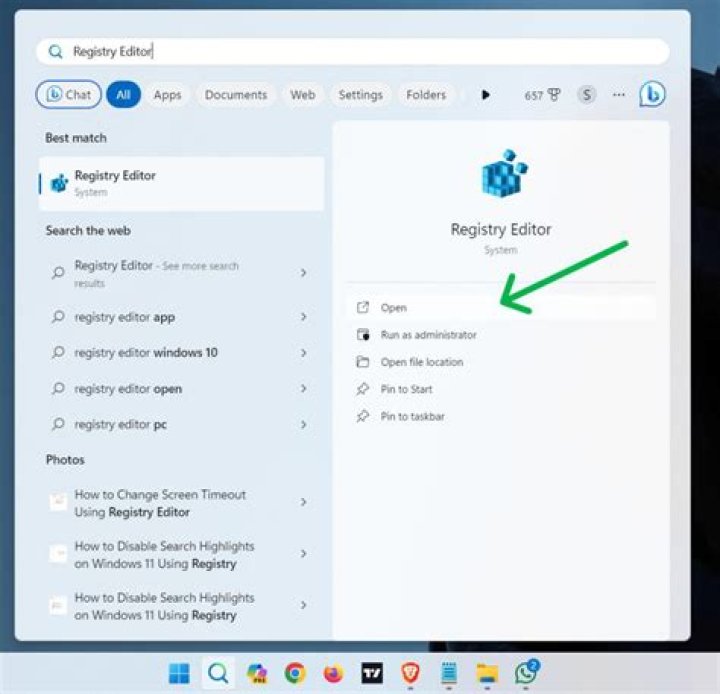 registry editor open registry editor disable fast startup windows 10 registry
