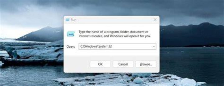 Open System32.