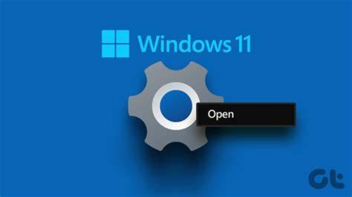 Open windows settings option