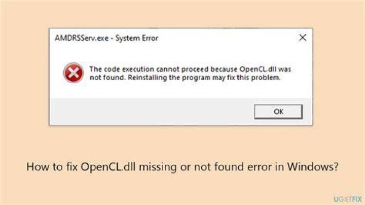 Opencl.dll Problems in Windows 10/11, 7