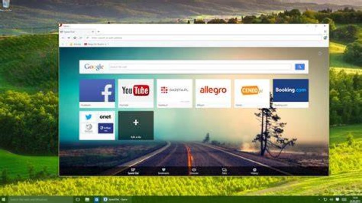 Opera browser for Windows 10 Desktop