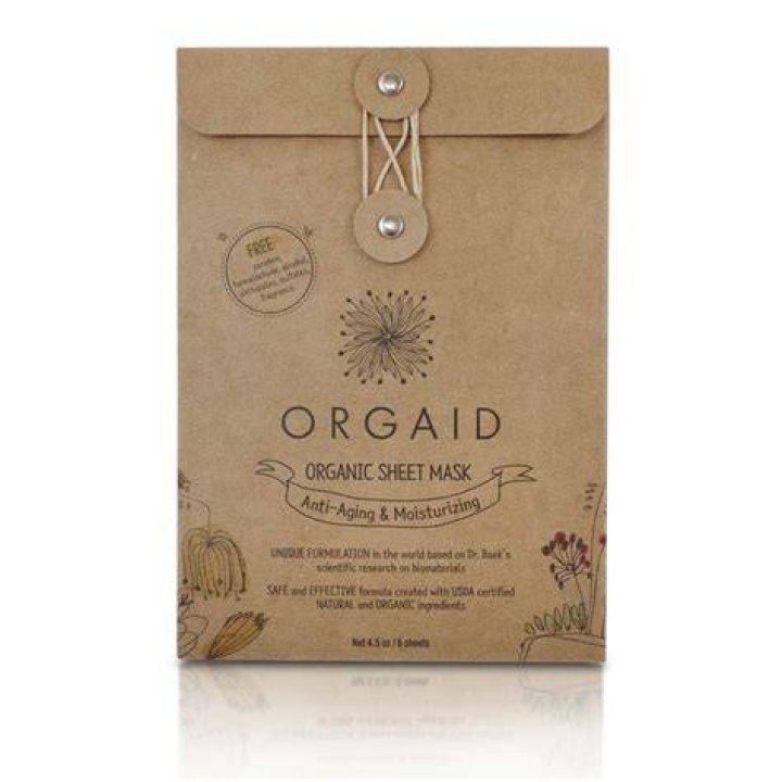Orgaid sheet masks