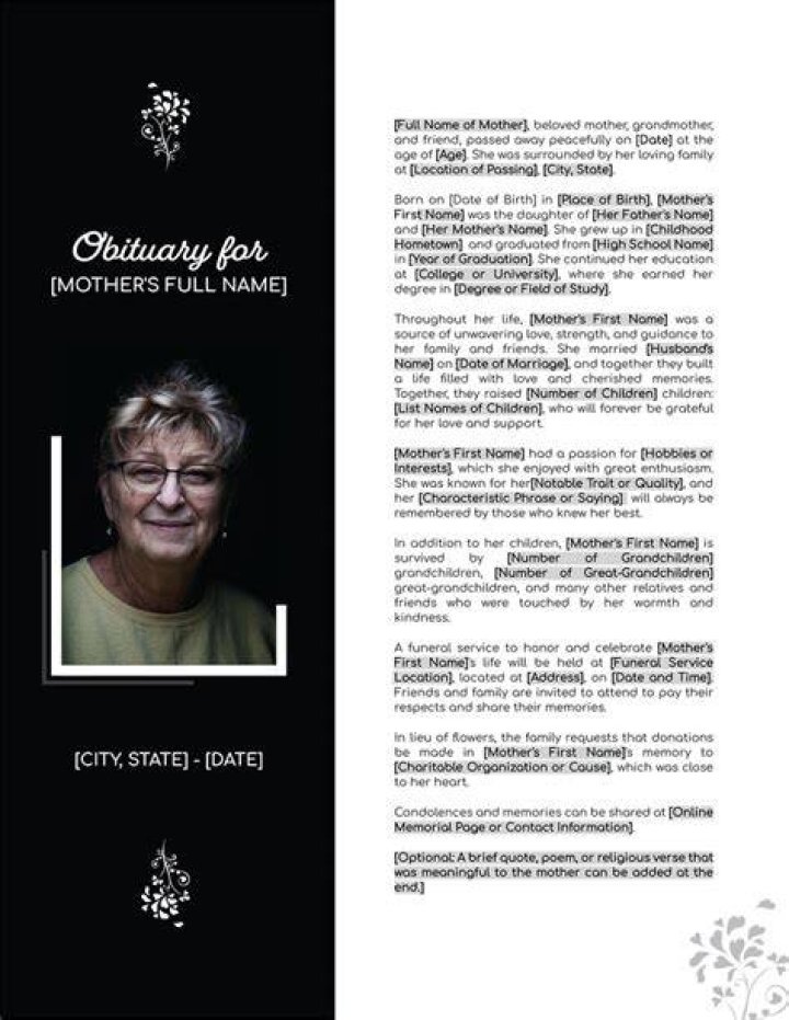 Patsy Coker Obituary, A Life Lived With Passion And Purpose