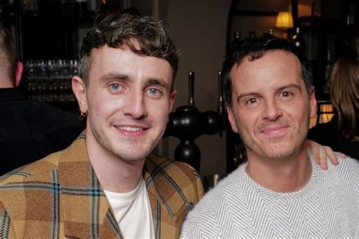Paul Mescal and Andrew Scott attend the 44th London Critics' Circle Film Awards 2024 at The May Fair Hotel on February 04, 2024 in London, England.