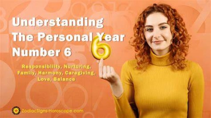 Personal year number 6