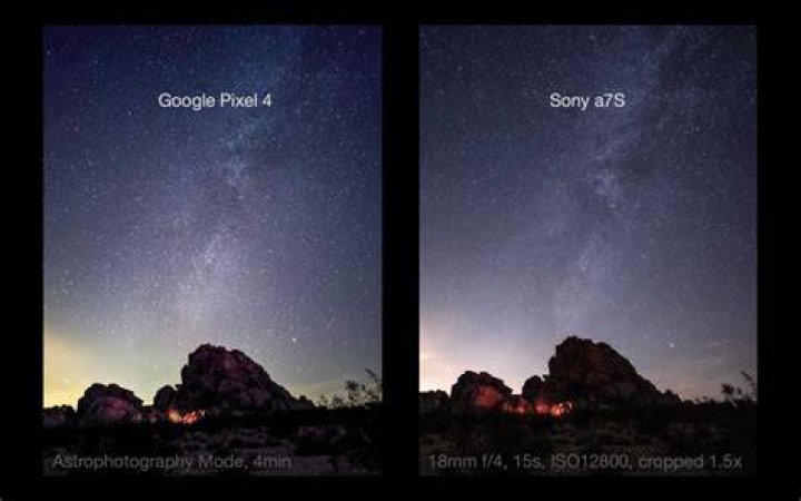 Pixel 4 astro mode vs X60 Pro Plus