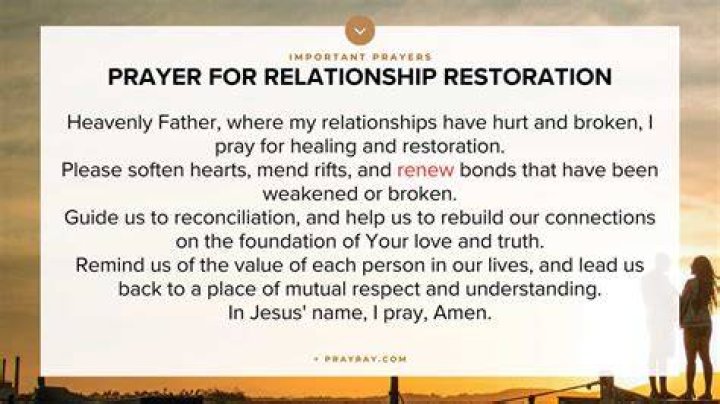 prayers for relationships restoration prayers for relationships restoration