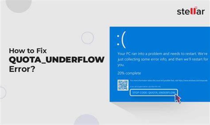 QUOTA UNDERFLOW BSoD error fix