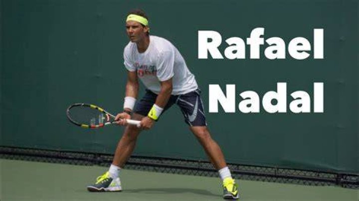 Rafael Nadal training