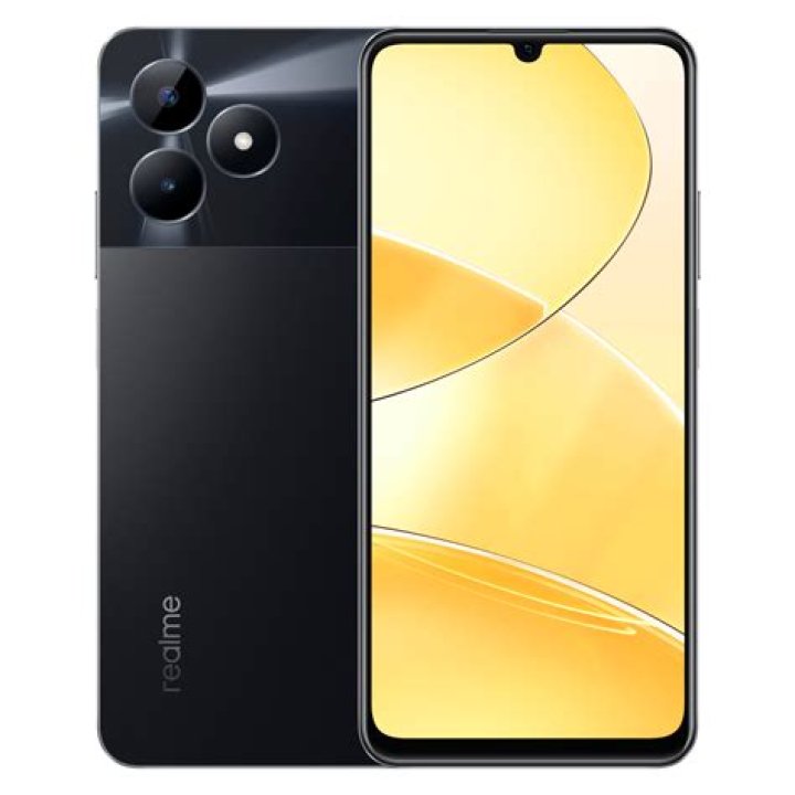 Realme X2 with realme logo visible Realme X2 with realme logo visible