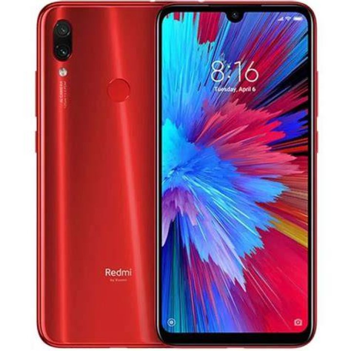 Redmi Note 7S showing lockscreen Redmi Note 7S showing lockscreen