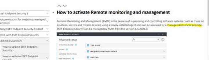 remote control management antivirus