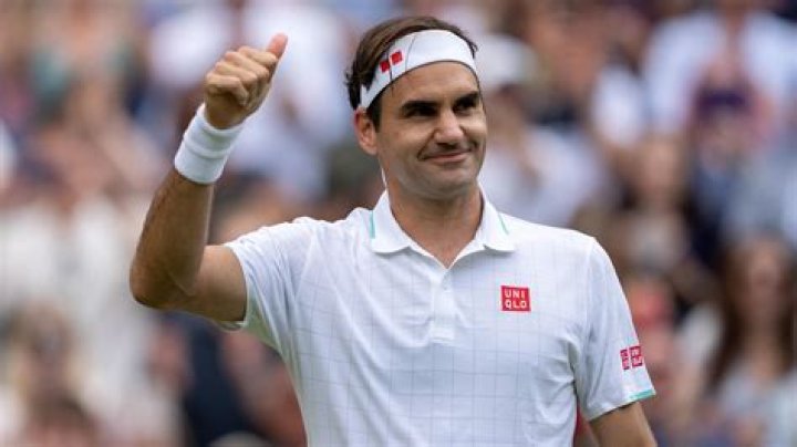 Roger Federer happy