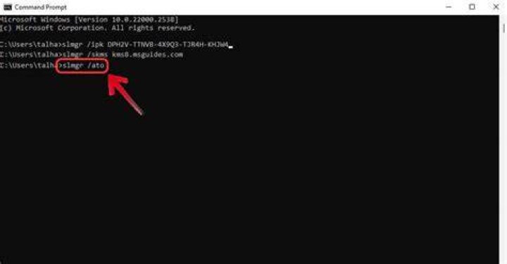 Run command to activate Windows 11