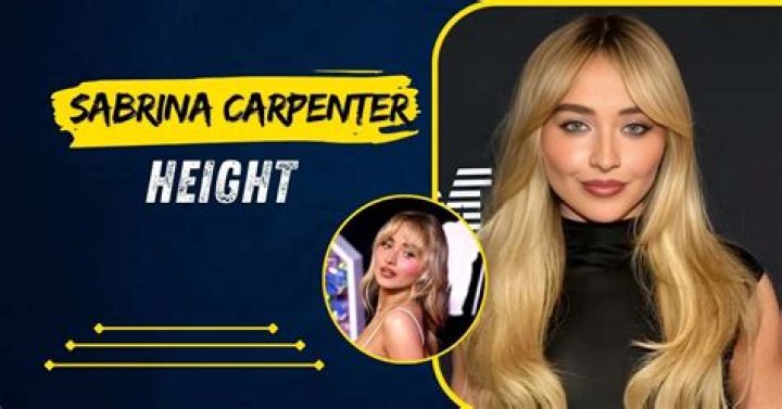 Sabrina Carpenter Height And Weight: A Comprehensive Guide