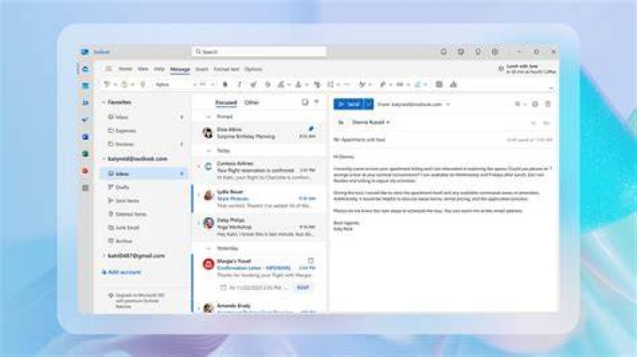 Samsung Email screenshot 2020 Samsung Email screenshot 2020