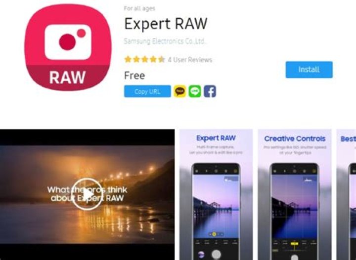 Samsung Expert RAW app logo Samsung Expert RAW app logo