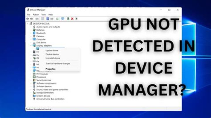 Second GPU not detected on computer? Here's how to fix it
