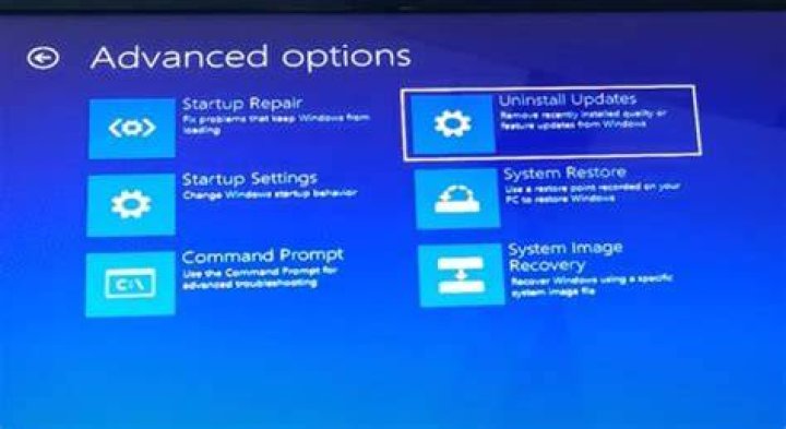 Select advanced options