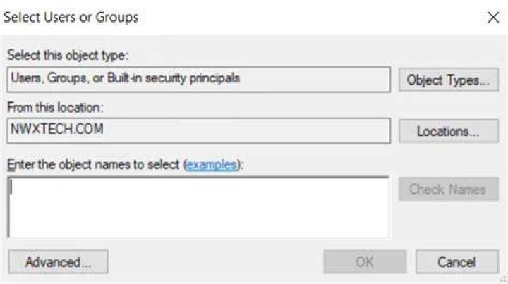 The Select Users or Groups window Select Users or Groups window mtg arena installer error