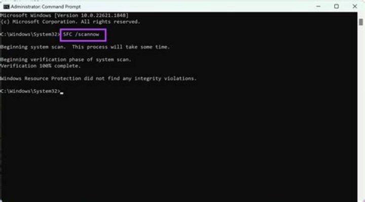 sfc /scannow cmd