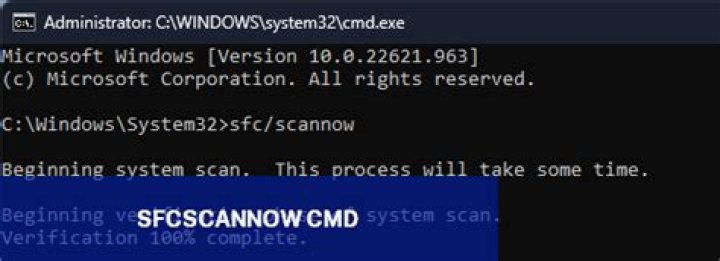 sfc-scannow win + x not working windows 11