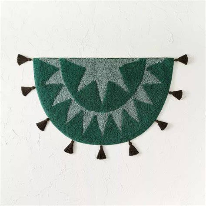 Soleil Half Bath Rug Moon Green