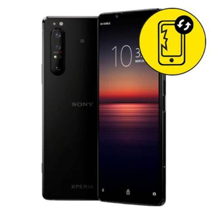 Sony Xperia 1 II screen in hand Sony Xperia 1 II screen in hand