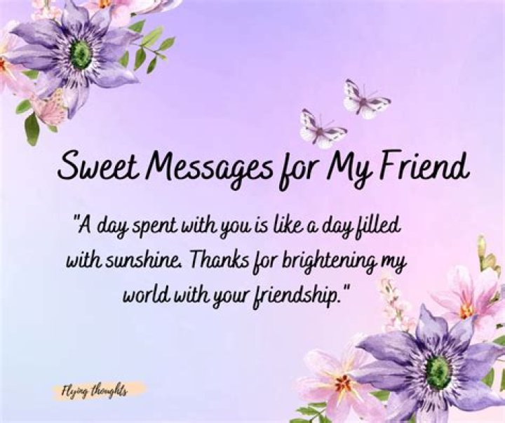 Special messages for friends Special messages for friends