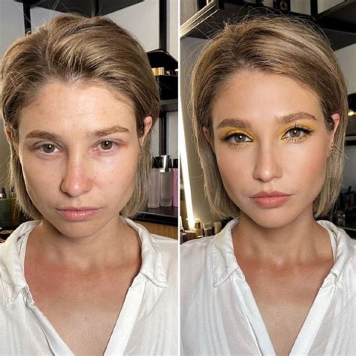 Steph0sims makeup before and after