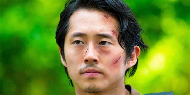 Steven Yeun at Glenn In The Walking Dead, pictured in season 6