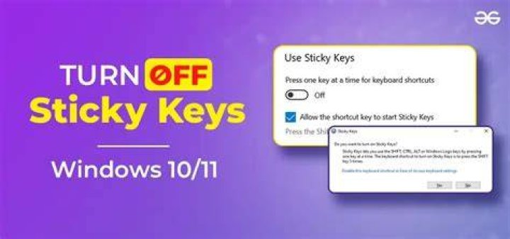 Sticky Keys randomly turn on