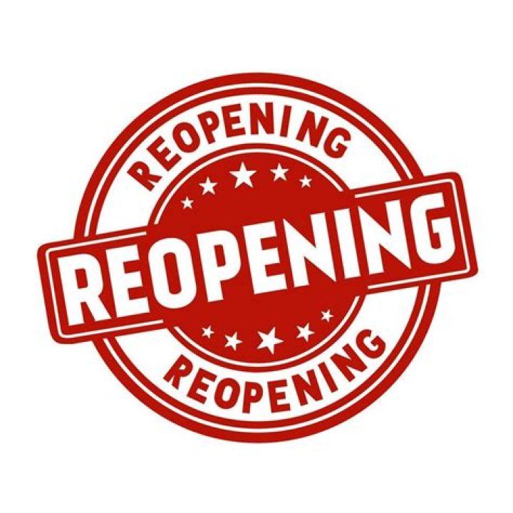 Store reopening key art