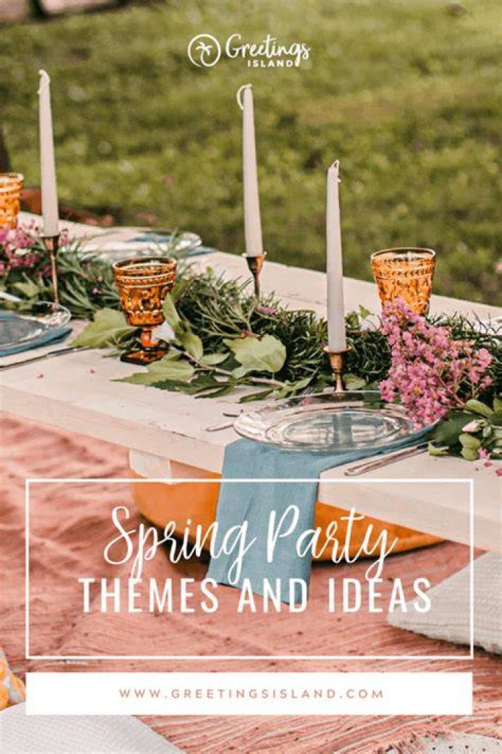 STYLECASTER | Spring Theme Party Ideas