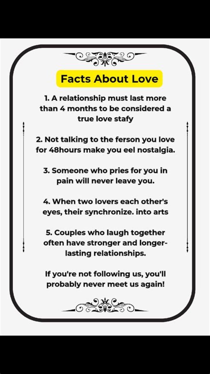 Sweet Facts About Their Relationship