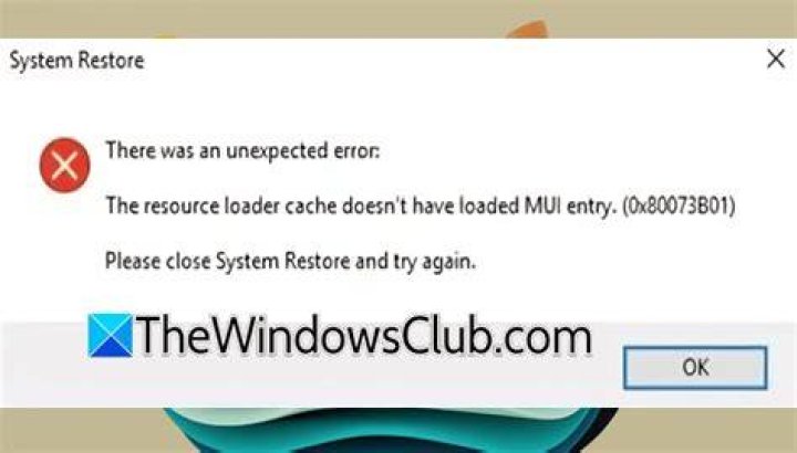System Mechanic window Error Code 0x81000019 on Windows 10
