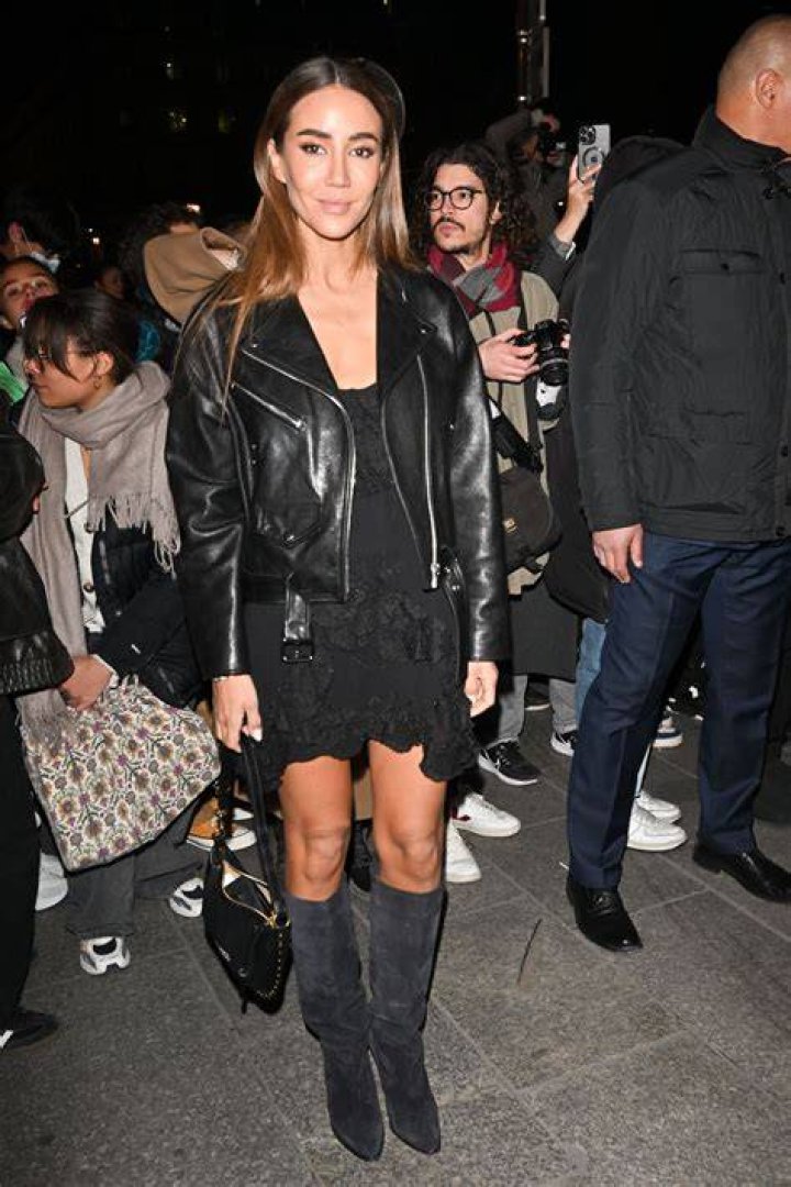 TAMARA KALINIC Arrives at Isabel Marant Fashion Show in Paris 03/02