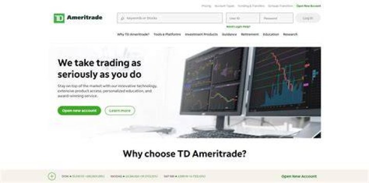 TD Ameritrade screenshot TD Ameritrade screenshot