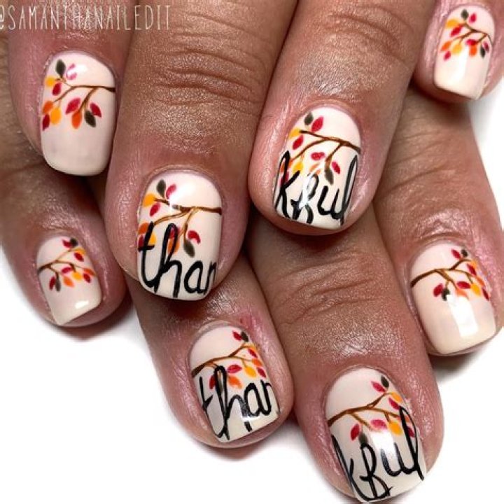thanksgiving nail art