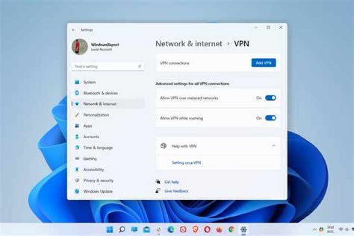 The Add VPN option windows 11 vpn not working