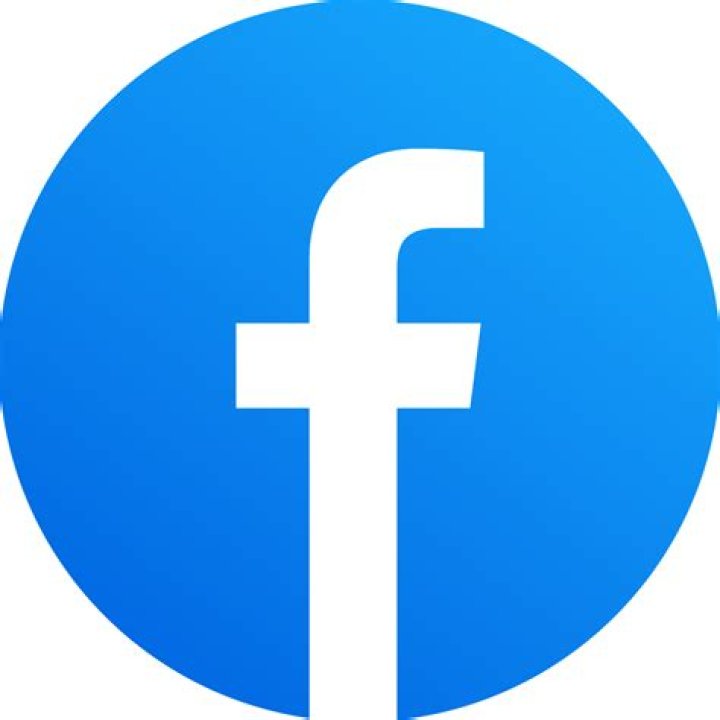 Facebook Logo The Facebook logo on a blue background.