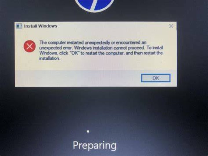 The Ok option The Ok button Windows Error Reporting Event ID 1001