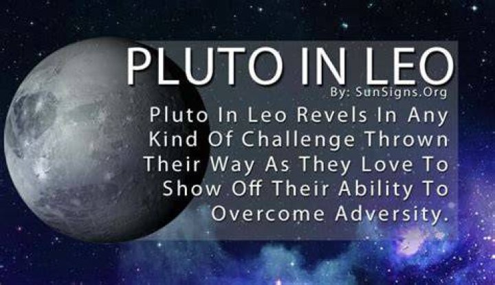 The Pluto In Leo