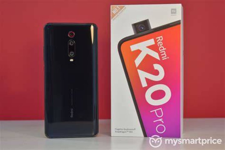 The Redmi K20 Pro pop up cameras.