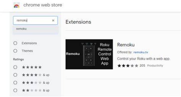 The Remoku Chrome extension The Remoku Chrome extension