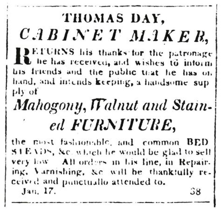 Thomas Day: A Master Craftsman, With Complications